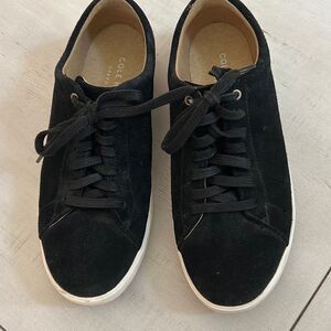 Cole Haan Black Suede Sneakers
